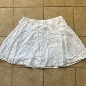 Vintage Faded Glory White Skirt